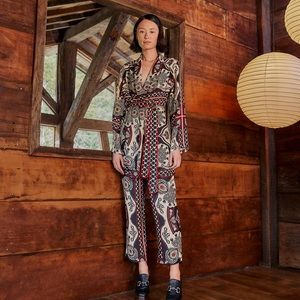 NWT Farm Rio Passion Open Front Jacket / Kimono Blouse